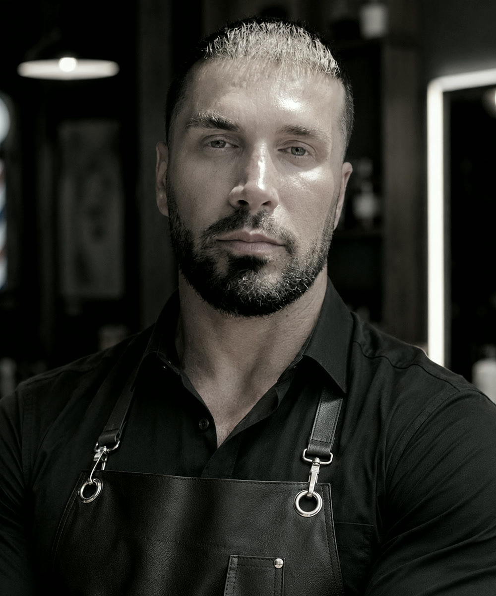 Portret van Vito in zijn salon